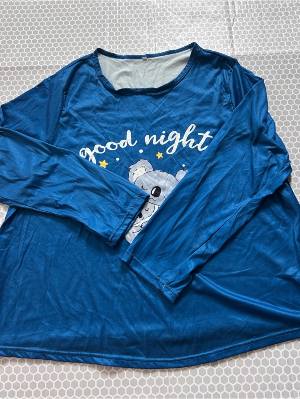Long-Sleeve Blue Koala Pajama Set - 'Good Night'. Size 3X - Picture 2 of 8